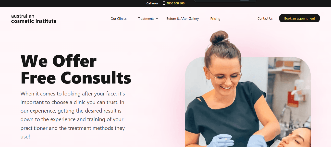 Australian Cosmetic Institute — Clinic Site