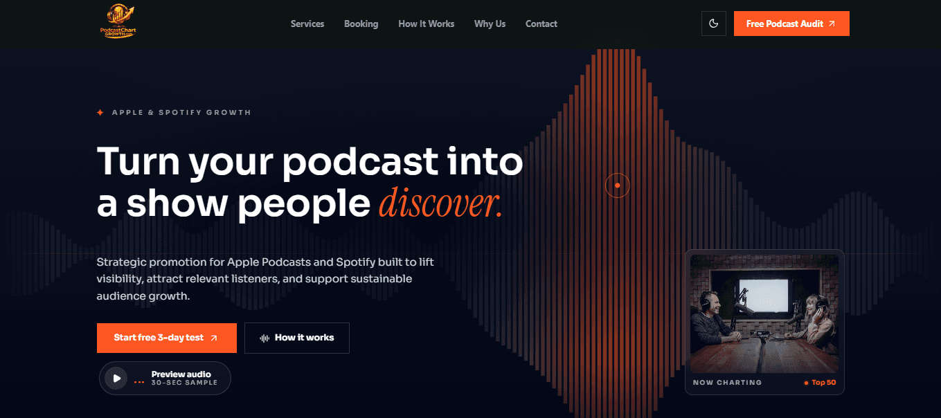 Podcast Chart Growth — Growth Platform